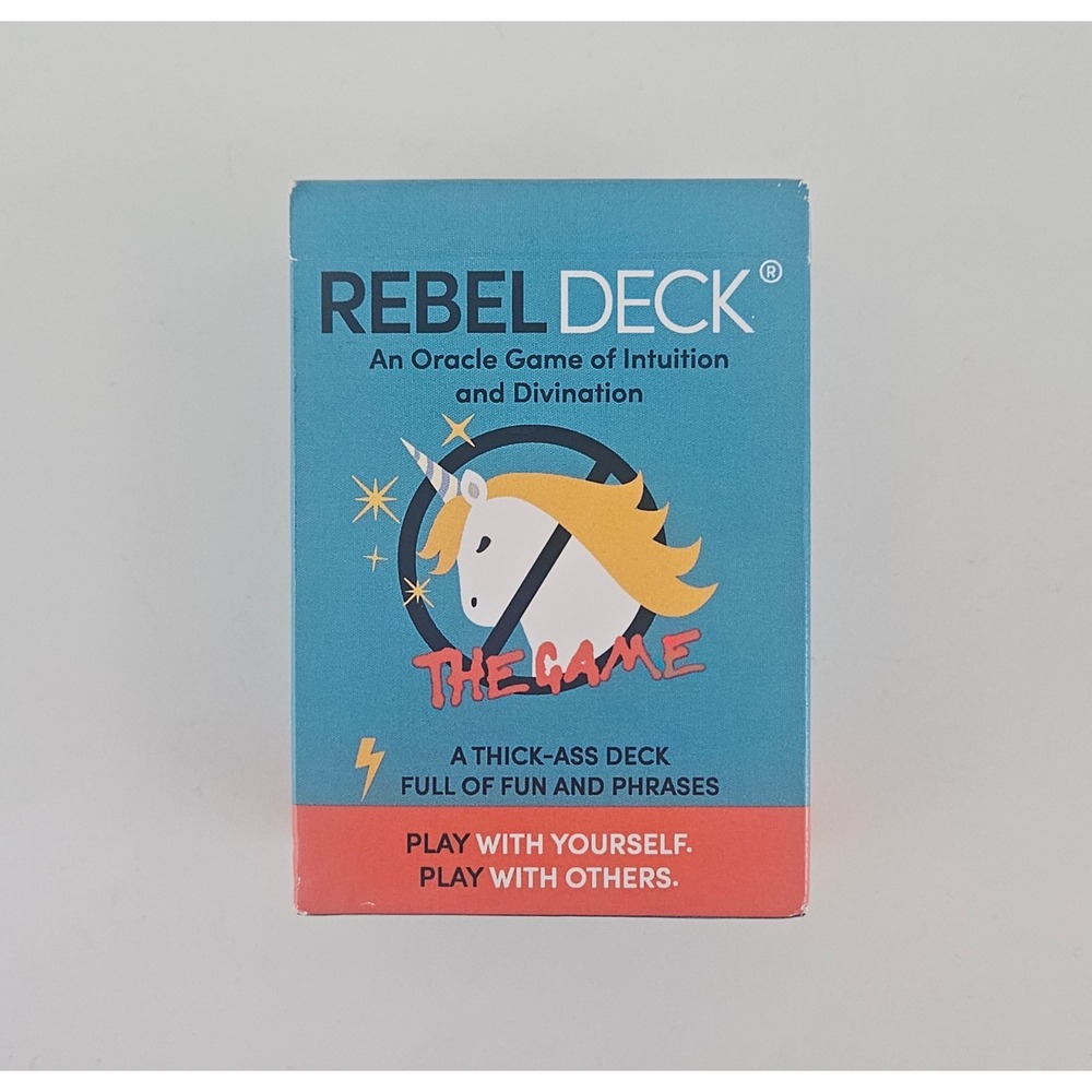 Rebel Deck The Game - An Oracle Game of Intuition & Divination 112 Cards